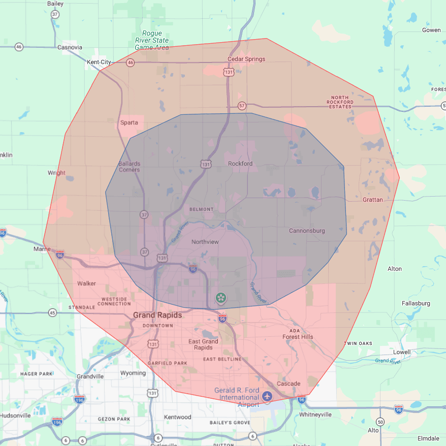 Current Pet Sitting Areas